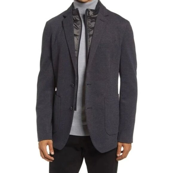 Mens Nordstrom Signature Trim Fit Two Button Sports Jacket Tech Smart Size 44R - Picture 10 of 10